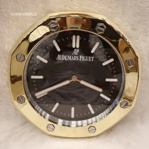 Audemars Piguet Royal Oak Rose Gold Black Dail Wall Clock