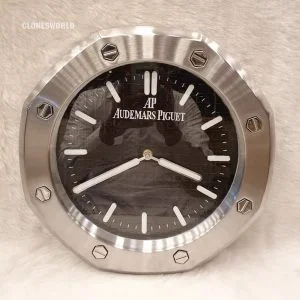 Audemars Piguet Royal Oak Silver Body Black Dial Wall Clock